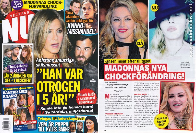 2018 - March - NU! - Sweden - Madonnas nya chockforandring!