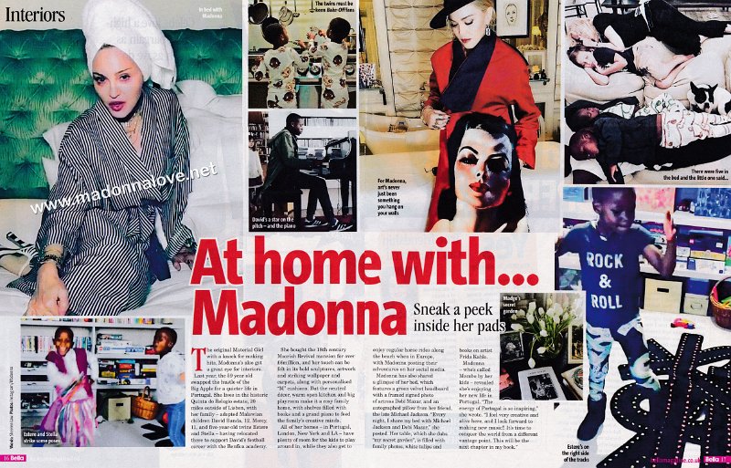 2018 - May - Bella - UK - At home with Madonna