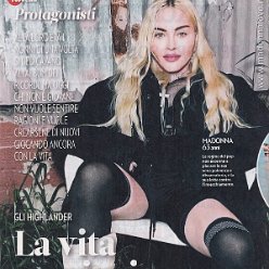 2022 - Unknown month - Unknown magazine - Italy - La vita comincia a 70 anni (Madonna 63 anni)