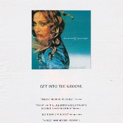 1998 - Ray of light Get into the groove - Unknown magazine