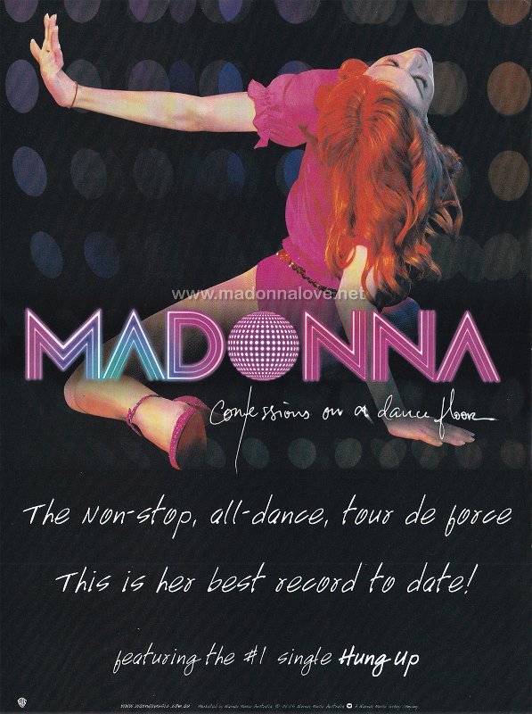 2005 - November - Unknown magazine - Australia - Madonna Confessions on a dance floor