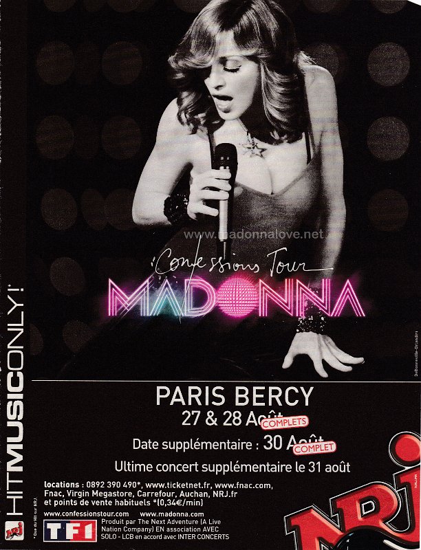 2006 - Unknown month - Unknown magazine - France - Madonna Confessions tour Paris