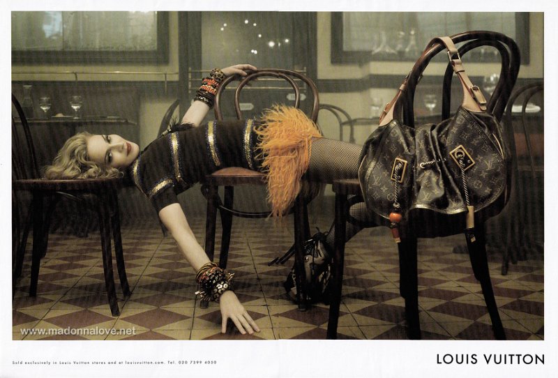 2009 - Louis Vuitton ad SpringSummer 2009 (chair-shot lying down - small) - USA