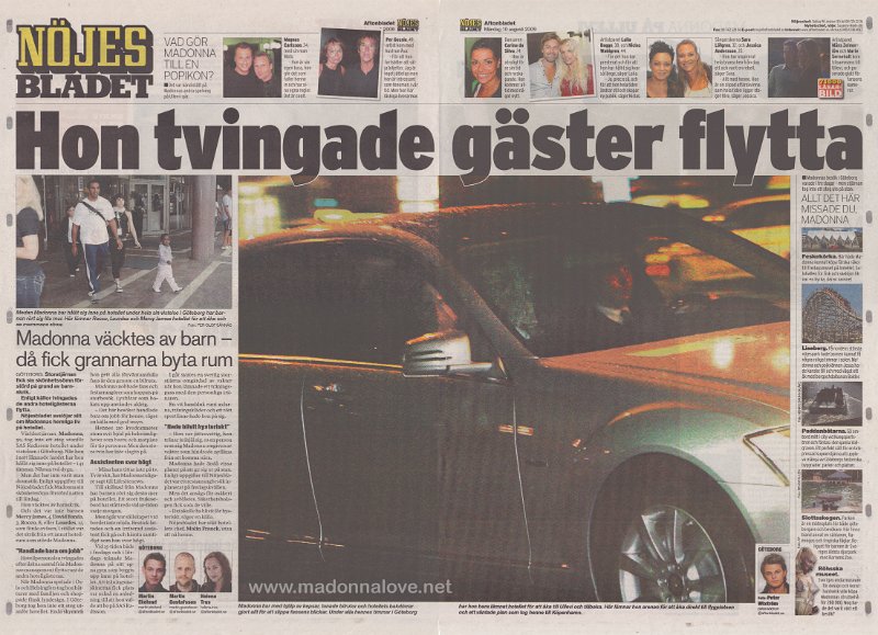 2009 - August - Nojes Bladet - Sweden - Hon tvingade gaster flytta