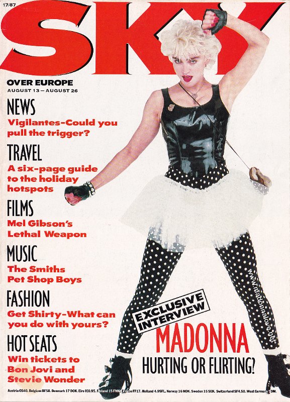 SKY August 1987 - UK