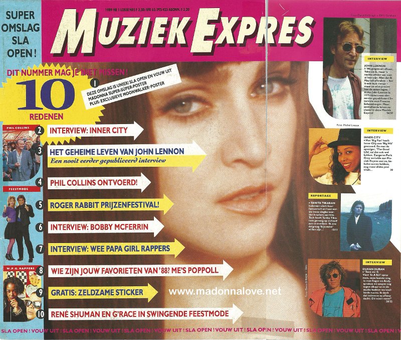 Muziek Express January 1989 - Holland