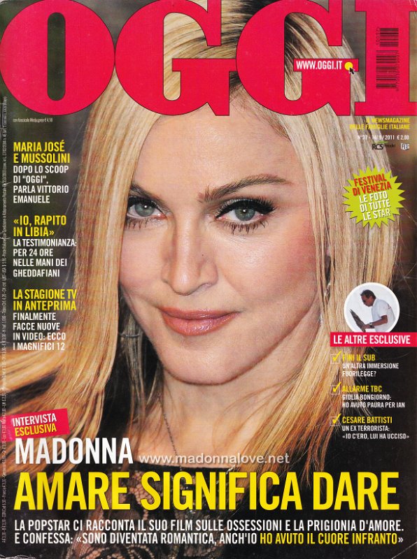 OGGI September 2011 - Italy