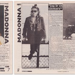 1991 - November - Expressen Sondag - Sweden - Sex svalt och kackerlackor - de vildra aren med Madonna