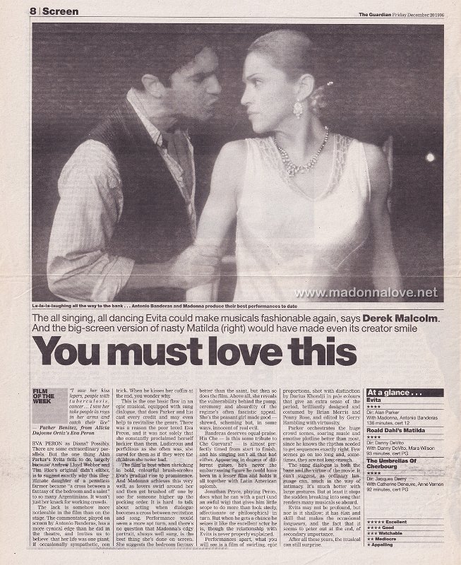 1996 - December - The Guardian - UK - You must love this