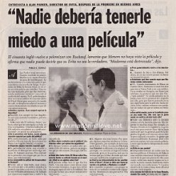 1997 - February - Espectaculos - Argentina - Nadie deberia tenerle miedo a una pelicula