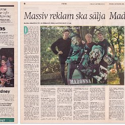 2000 - September - Metro - Sweden - Massive reklam ska salja Madonnas musik