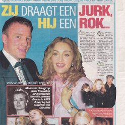 2000 - December - Blik - Belgium - Zij draagt een jurk hij een rok…