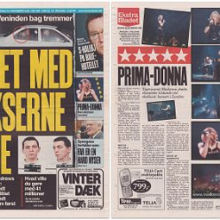2000 - November - Ekstra Bladet - Denmark - Oplev Madonna live i London