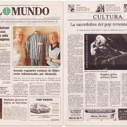2001 - June - El Mundo - Spain - La sacerdotisa del pop revienta Barcelona