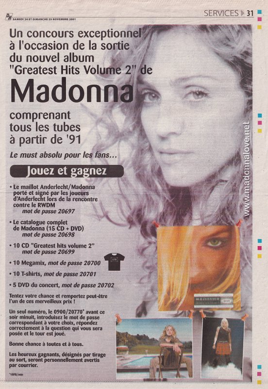 2001 - November - DH - France - GHV2 promo advertisement