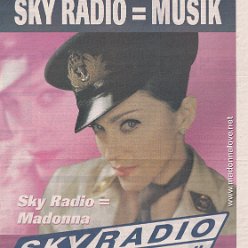 2003 - August - MetroXpress - Denmark - Sky Radio = Madonna