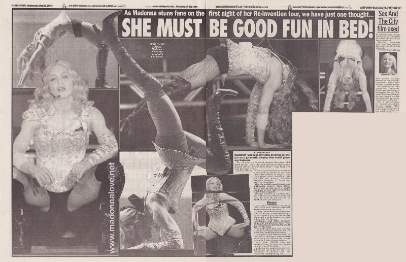 2004 - May - Daily Sport - USA - She must be good fun in bed!