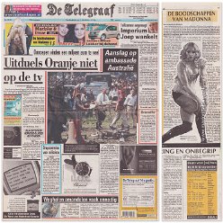 2004 - September - Telegraaf - Holland - De boodschappen van Madonna