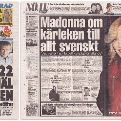 2005 - October - Expressen - Sweden - Madonna karleken till allt svenskt