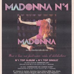 2005 - November - Le Parisien - France - Madonna N1 (Confessions on a dance floor advertisement)