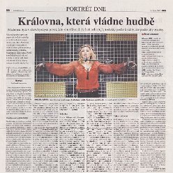 2006 - October - DNES - Czech Repubic - Kralovna ktera vladne hudbe