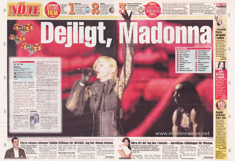 2006 - August - Expressen - Sweden - Dejligt Madonna