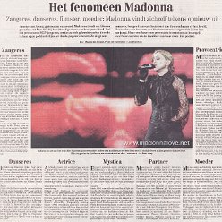 2006 - September - Dagblad Tubantia - Holland - Het fenomeen Madonna