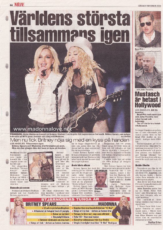 2008 - November - Expressen - Sweden - Varldens storsta tillsammans igen