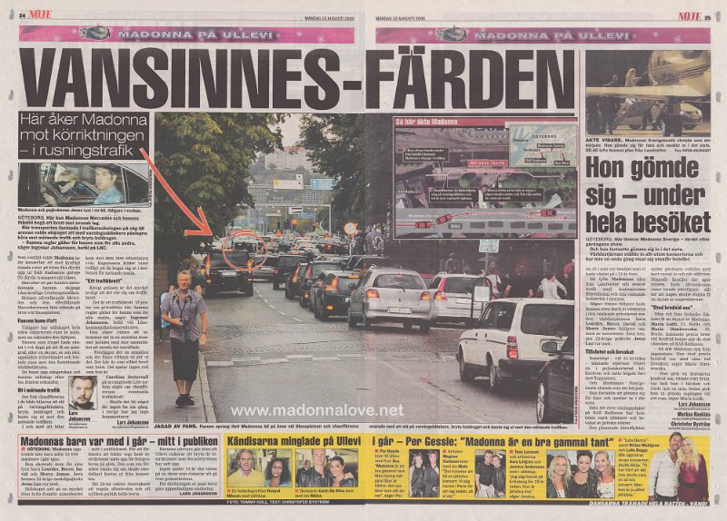 2009 - August - Expressen - Sweden - Tack for showen (part 2) - Vansinnes-farden