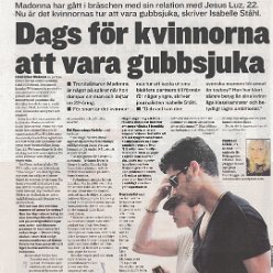 2009 - August - Expressen - Sweden - Dags for kvinnorna att vara gubbsjuka