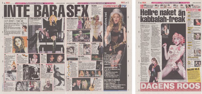 2009 - August - Expressen - Sweden - Allt om Madonna (part 3) - Inte bara sex