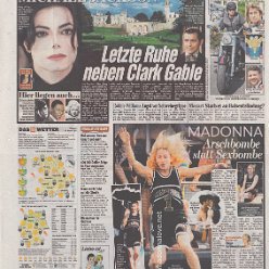 2009 - August - Bild - Germany - Madonna arschbombe statt sexbombe