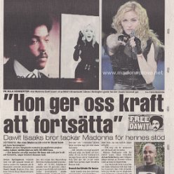 2009 - August - Expressen - Sweden - Hon ger oss kraft att fortsatta