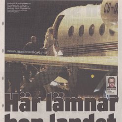 2009 - August - Nojes Bladet - Sweden - Har lamnar hon landet