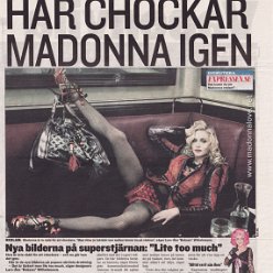 2009 - January - Expressen - Sweden - Har chockar Madonna igen