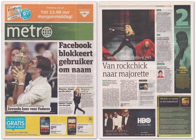 2012 - July - Metro - Holland - Van rockchick naar majorette