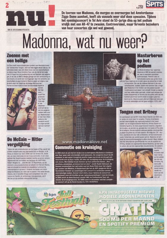 2012 - July - Spits - Holland - Madonna wat nu weer