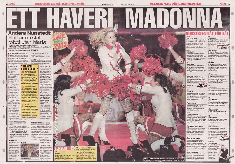 2012 - June - Noje - Sweden - Ett haveri, Madonna