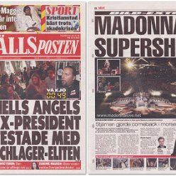 2012 - February - Kvalls Posten - Sweden - Madonnas supershow