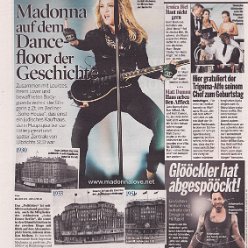 2012 - July - BILD am Sonntag - Germany - Madonna auf dem Dancefloor der Geschichte