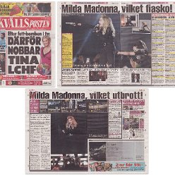 2012 - July - Kvalls posten - Sweden - Milda Madonna, vilket fiasko!