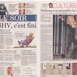 2012 - July - Le Soir - Belgium - Madonna a su rassembler les quadras