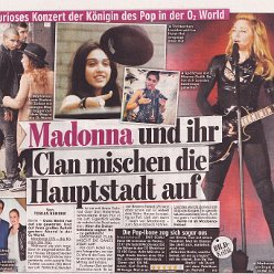 2012 - June - BILD - Germany - Madonna und ihr clan mischen die haupstadt auf