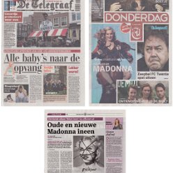 2015 - March - Telegraaf - Holland - De oude en nieuwe Madonna ineen