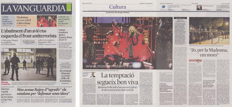 2015 - November - La Vanguardia - Spain - La temptacio segueix ben viva