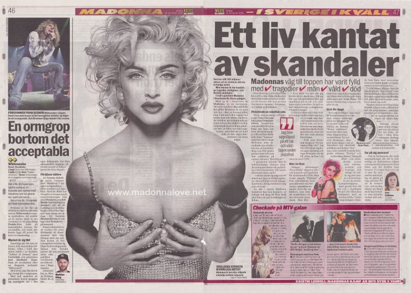 2015 - November - Nojes bladet - Sweden - Ett liv kantat av skandaler