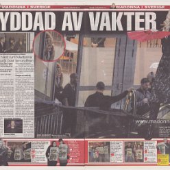 2015 - November - Expressen - Sweden - Skyddad av vakter