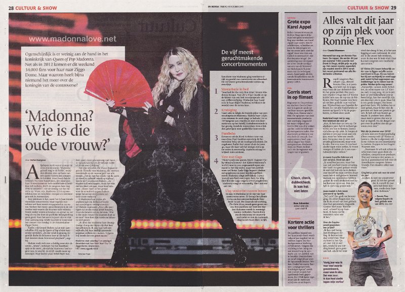 2015 - December - BN De Stem - Holland - Madonna- Wie is die oude vrouw