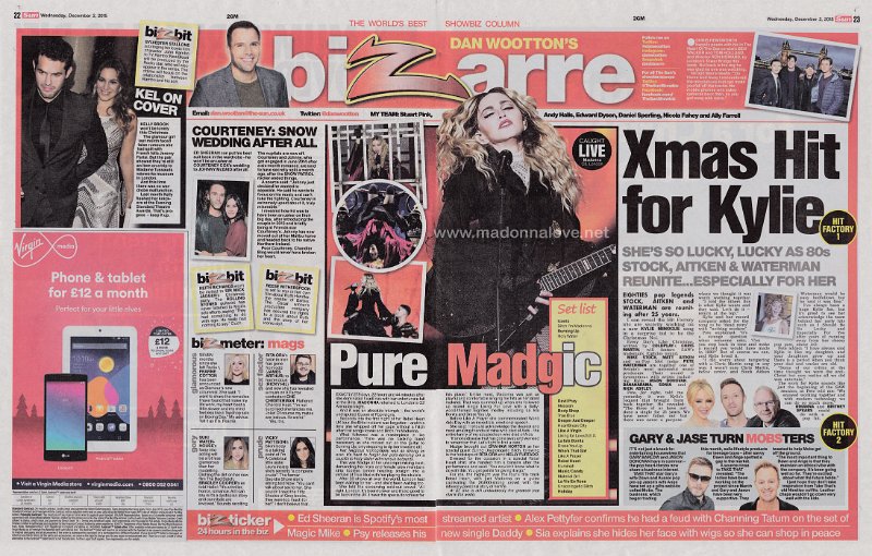 2015 - December - The Sun - UK - Pure Madgic