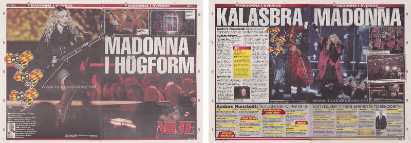 2015 - November - Expressen - Sweden - Madonna i hogform